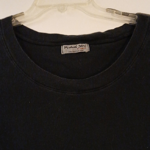 Michael Stars Classic Black Long Sleeve Tee - Picture 4 of 4